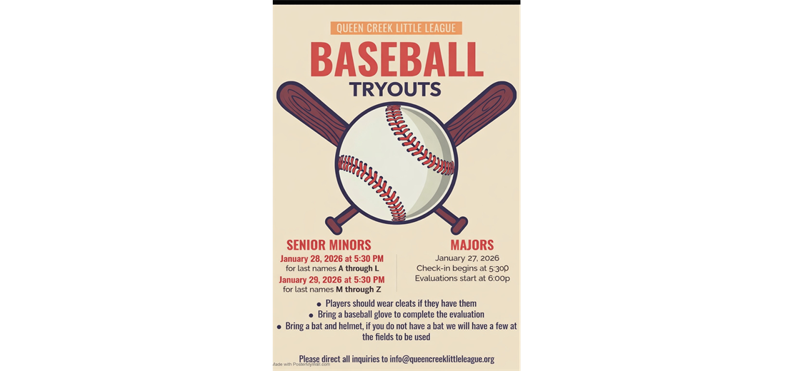 2026 Senior Minor and Major Tryouts